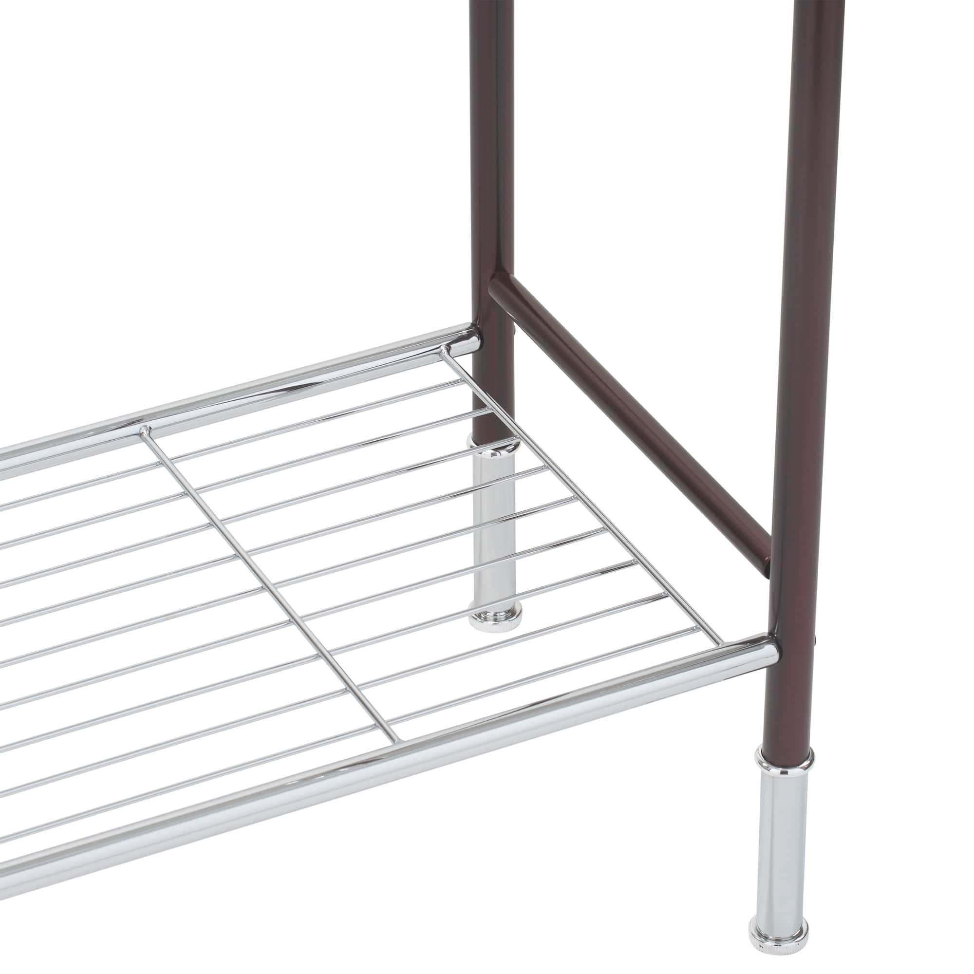 Organize It All Duplex Line Freestanding Towel Rack